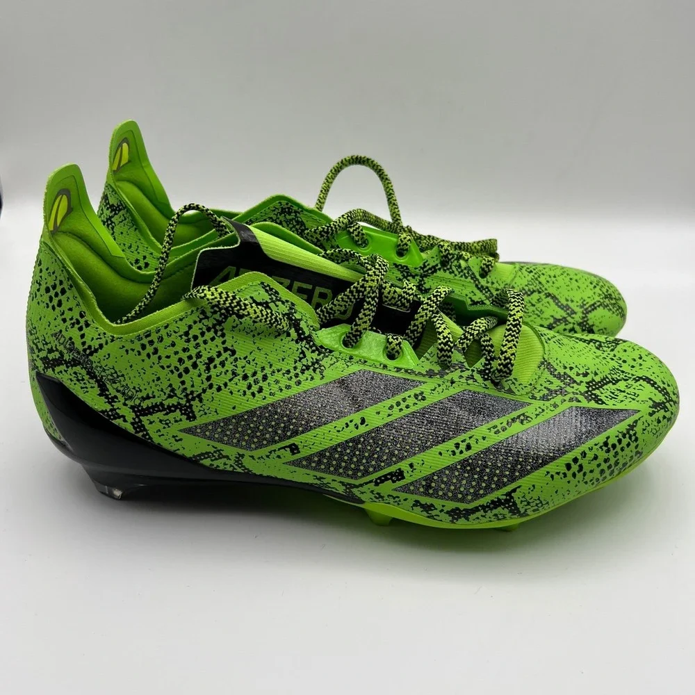 Adidas Adizero Electric Football Cleats Mens 12 Lime Green Black Graphic‎